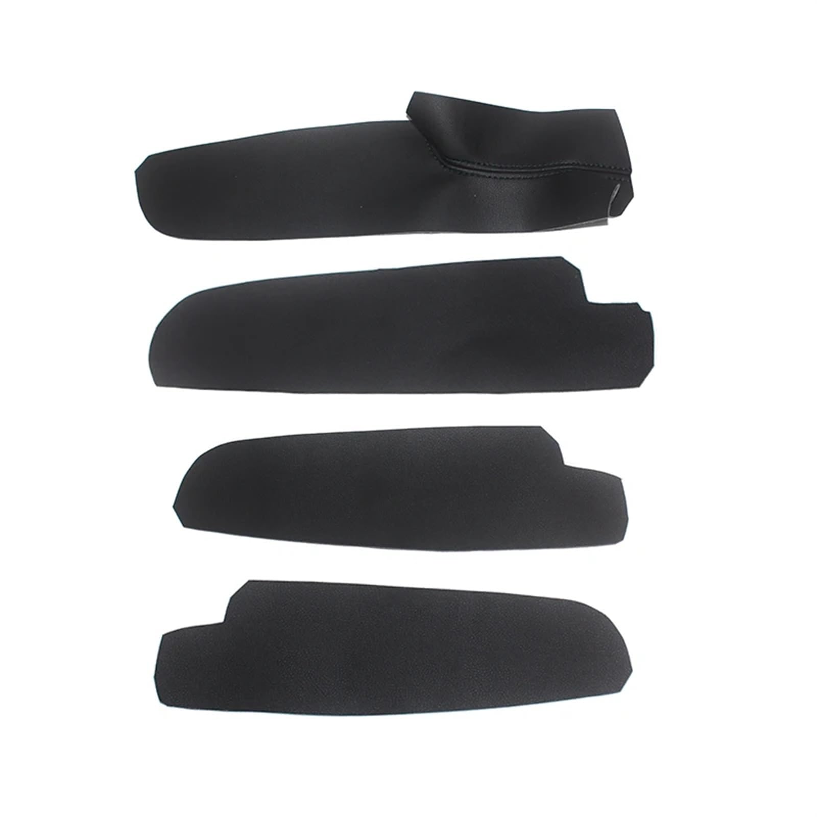 Jodriva for Mazda, 6 2006 2007 2008 4 Teile/Satz Auto Türgriff Panel Mikrofaser Leder Abdeckung Türinnenverkleidung(Door Armrest Black) von Jodriva