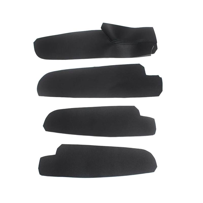 Jodriva for Mazda, 6 2006 2007 2008 4 Teile/Satz Auto Türgriff Panel Mikrofaser Leder Abdeckung Türinnenverkleidung(Door Armrest Black) von Jodriva