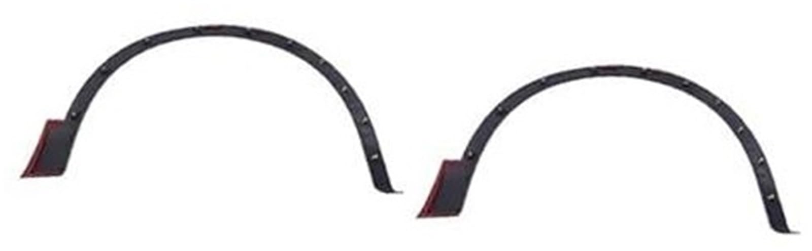 Jodriva for Mazda, CX-4 CX4 CX 4 2016 2017 2018 2019 Auto Seite Radlauf Kotflügelverbreiterungen Schwarz Kotflügel Rad Augenbraue Trimmen Kotflügelverbreiterung(2 PC First) von Jodriva