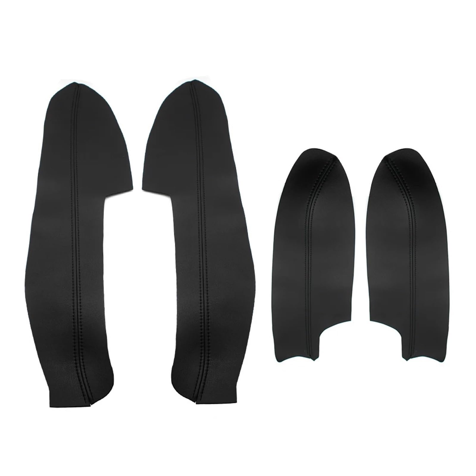 Jodriva for Nissan, for Qashqai, for J11 2016 2017 2018 Auto Innentür Griff Panel Armlehne Mikrofaser Leder Abdeckung Schutzhülle Auto-Innentürverkleidung(Black) von Jodriva