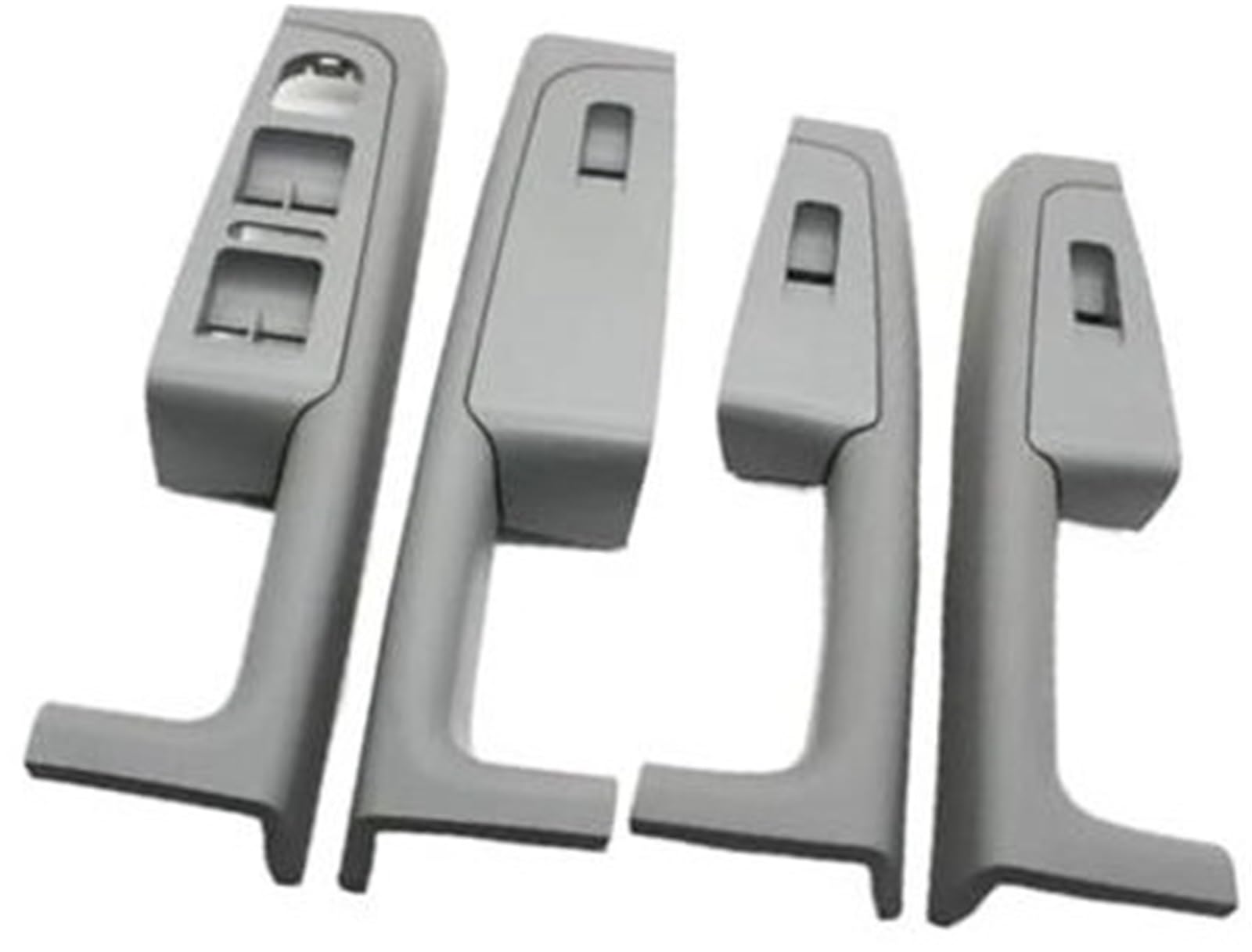 Jodriva for Skoda, for Superb 2008 2009 2010–2013 3TD867158A Auto vorne hinten Innentürgriff Armlehnenrahmen Schalter Bedienfeldverkleidung Auto-Innentürgriff(Black 4pcs-Grey) von Jodriva