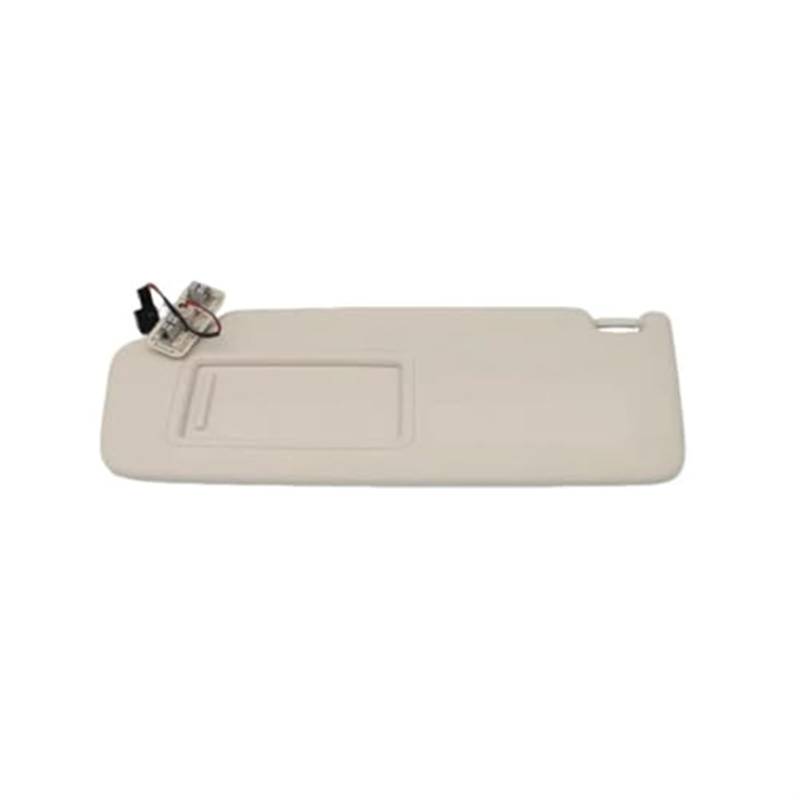 Jodriva for Skoda, for Superb for MK3 2016-2022 Auto Front Sonnenblende Sonnenblende Mit Make-Up Spiegel Licht Sonnenschirm Lampe Auto-Sonnenblendenbrett(Beige Left) von Jodriva