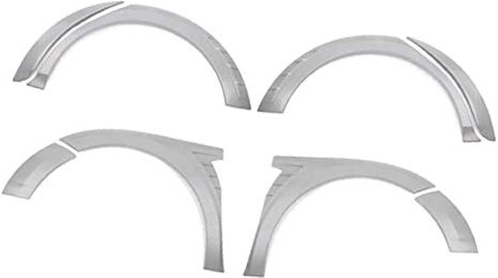 Jodriva for Toyota, Camry SE XSE 2018-2022 Sport Auto Rad Flares Trim Wide Body Arch Augenbraue Abdeckung Stirn kotflügel Kit Kotflügelverbreiterung(Unpainted) von Jodriva