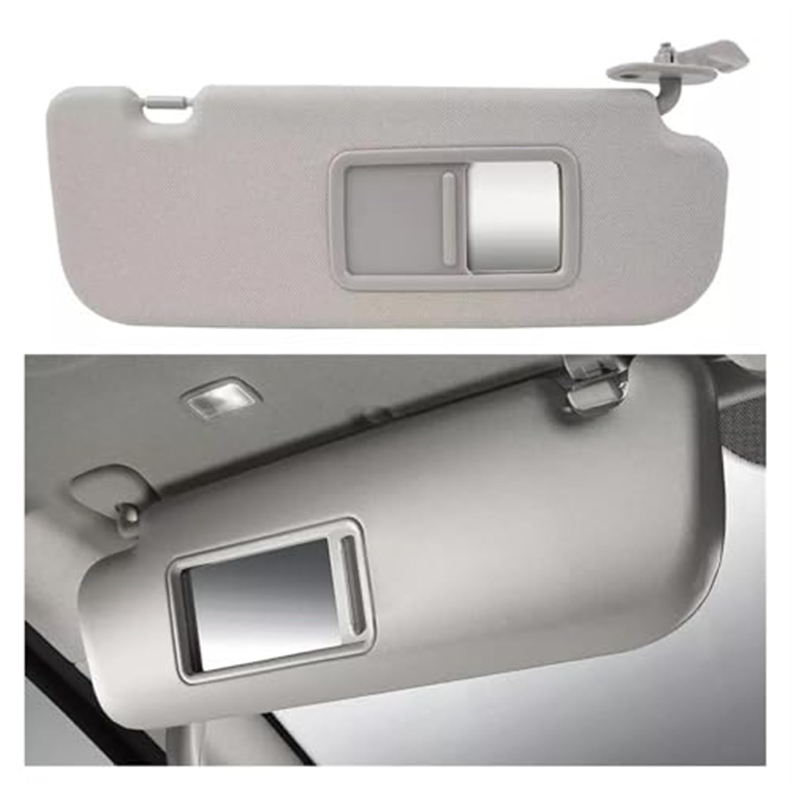 Jodriva for Toyota, for Auris, for Corolla, 2010–2013, Auto-Innensonnenblende mit spiegelgrauem beigem Sonnenschutz Auto-Sonnenblendenbrett(Grey Left) von Jodriva