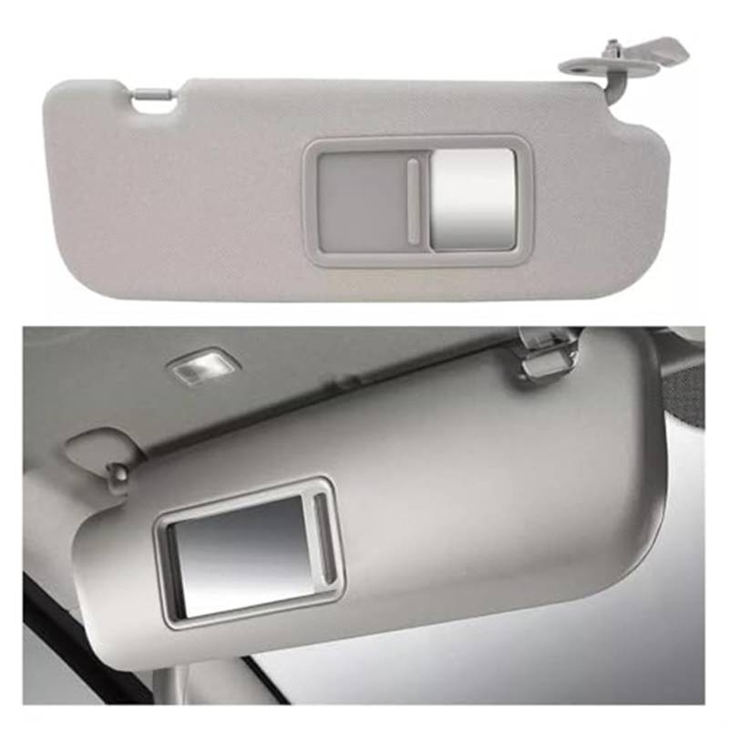 Jodriva for Toyota, for Auris, for Corolla, 2010–2013, Auto-Innensonnenblende mit spiegelgrauem beigem Sonnenschutz Auto-Sonnenblendenbrett(Grey Left) von Jodriva