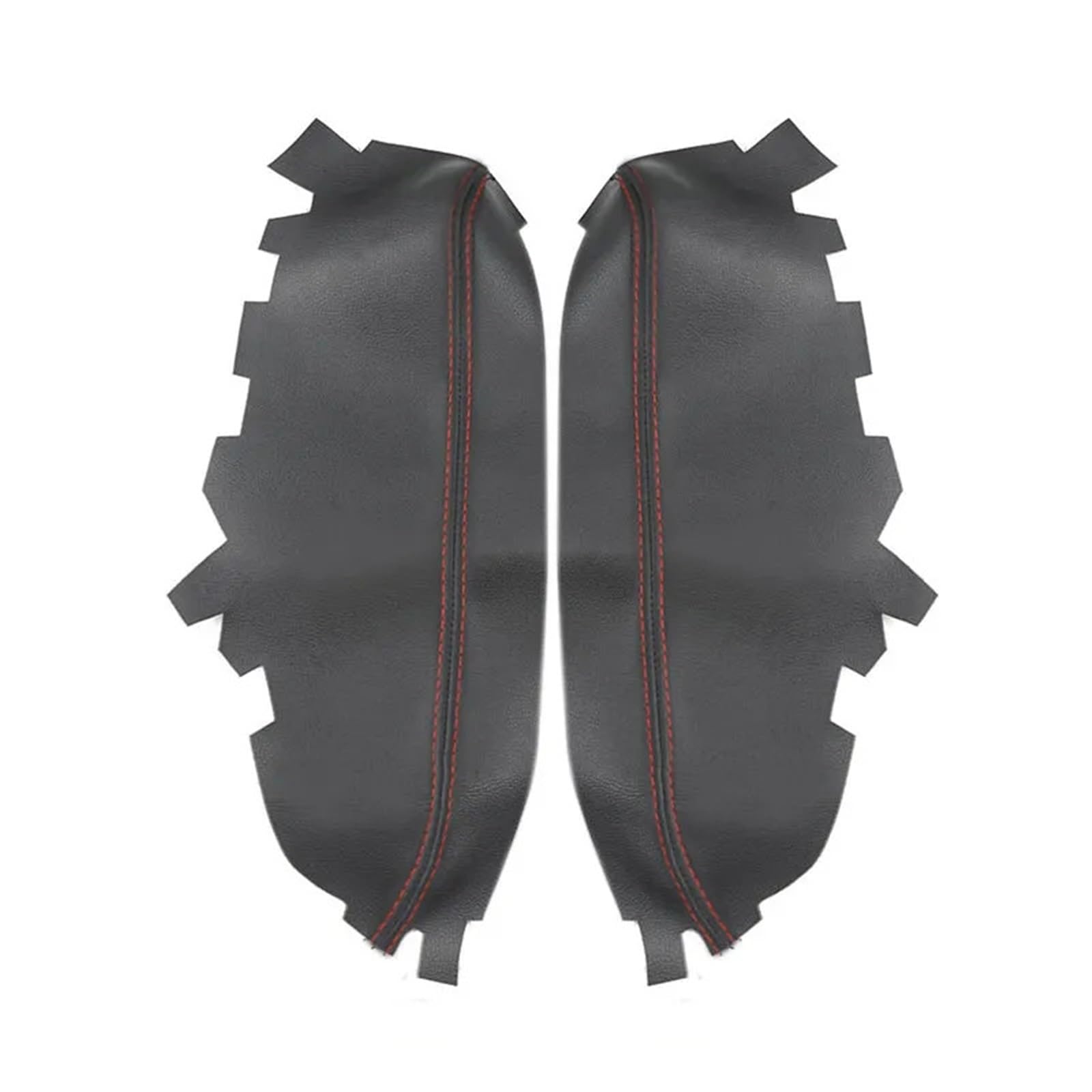 Jodriva for Toyota, for Avalon 2013 2014 2015 2016 2017 2018 Auto-Innenraum vorne/hinten Türgriff Armlehne Panel Lederbezug Verkleidung Zubehör Türinnenverkleidung(Front Pair Black-red) von Jodriva