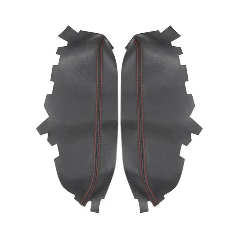 Jodriva for Toyota, for Avalon 2013 2014 2015 2016 2017 2018 Auto-Innenraum vorne/hinten Türgriff Armlehne Panel Lederbezug Verkleidung Zubehör Türinnenverkleidung(Front Pair Black-red) von Jodriva