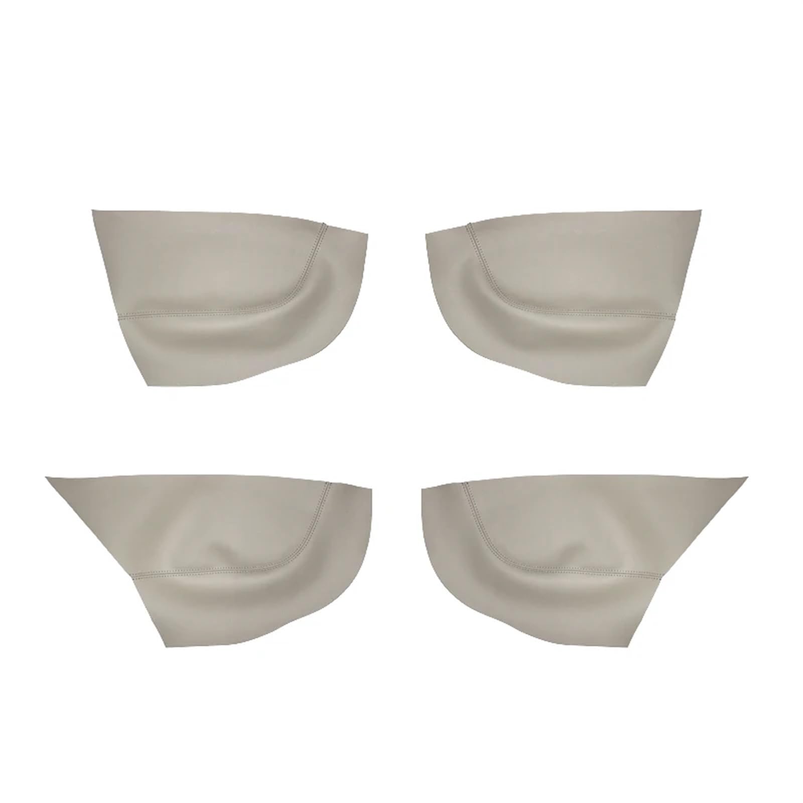 Jodriva for Toyota, for Camry 2006 2007 2008 2009 2010 2011 2012 Auto-Innentürgriff Armlehnenverkleidung Mikrofaser-Lederbezug Zubehör Türinnenverkleidung(Grey,Rear Pair) von Jodriva