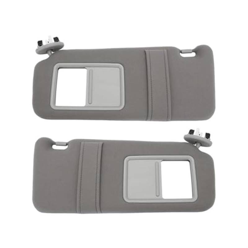 Jodriva for Toyota, for Camry 2007–2011, Auto-Sonnenblende, Sonnenblende, Schattenpaneel mit Schiebedach-Licht, Make-up-Spiegel 74310-06750-E0 Auto-Sonnenblendenbrett(Gray Left-Right) von Jodriva