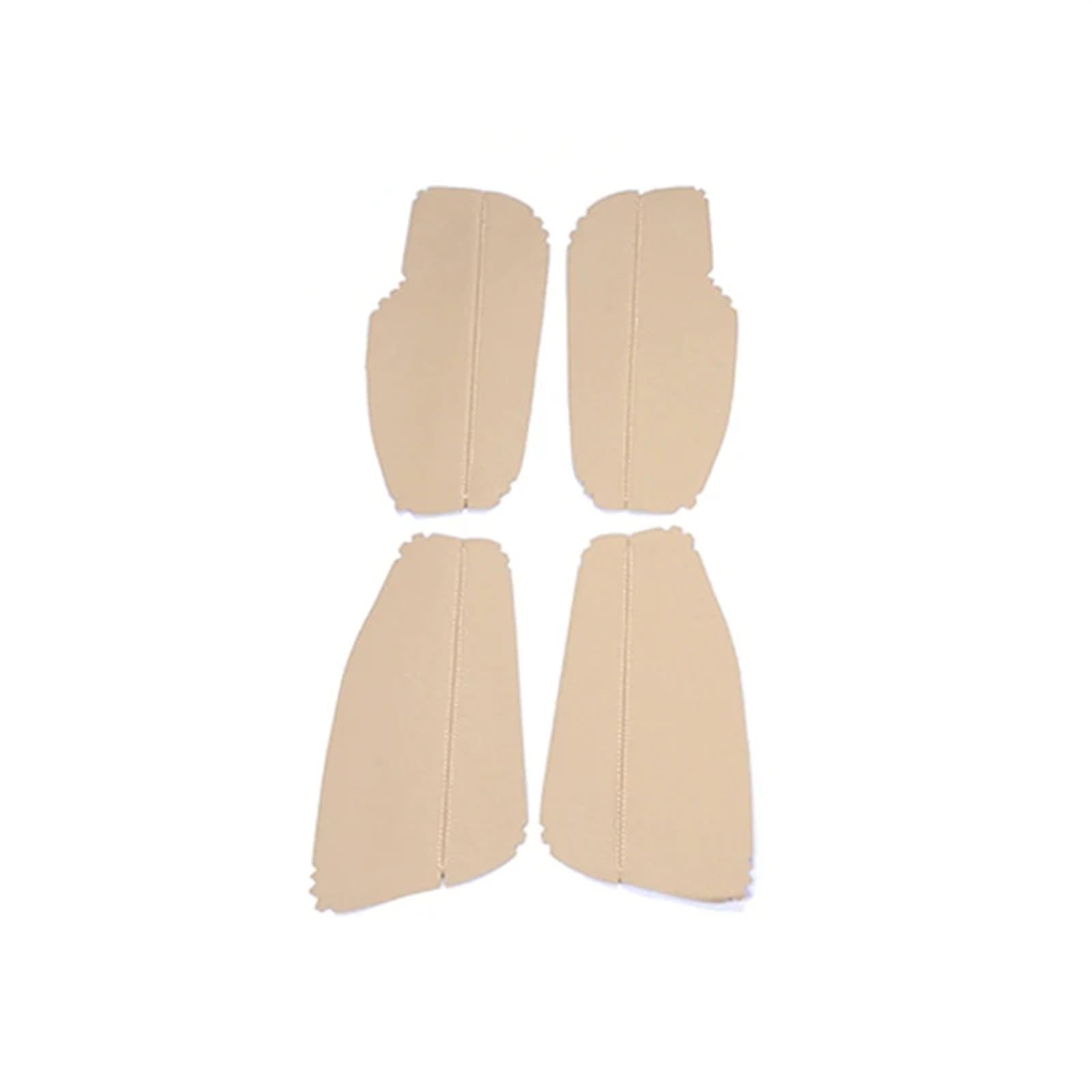 Jodriva for Toyota, for Corolla, 2014 2015 2016 2017 4 Teile/Satz Auto Innen Tür Griff Panel Armlehne Mikrofaser Leder Abdeckung Zubehör Auto-Innentürverkleidung(4xDoor Armrest Beige) von Jodriva