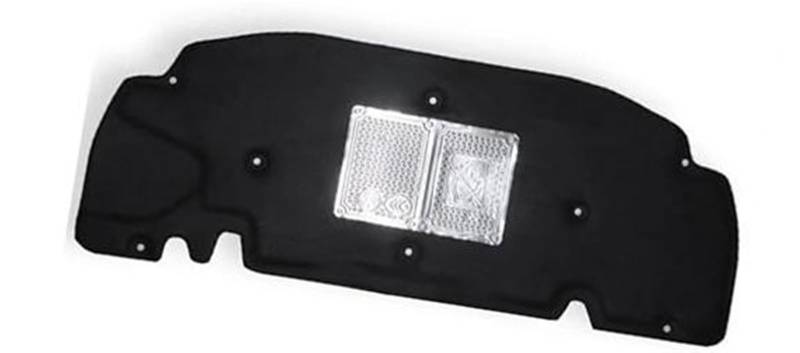 Jodriva for Toyota, for Vios XP40 MK1 for Soluna for Vios 2003 2004 2005 2006 Fronthaube Motor Schalldämmmatte Pad(Black 1pcs Aluminum Foil) von Jodriva
