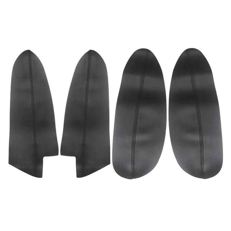 Jodriva for VW, for Käfer, 2012 2013 2014 2015 2016 2017 2018 2019 Auto-Styling Innentürverkleidung Armlehne Mikrofaser-Lederbezug Türinnenverkleidung(4pcs,Black) von Jodriva
