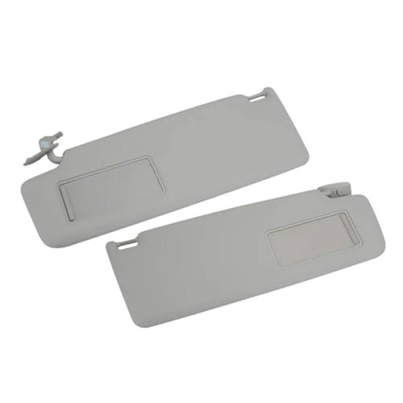 Jodriva for VW, for Tiguan, 2009–2016, Auto-Sonnenblende mit Spiegellicht, Sonnenschutz-Baugruppe, Links und rechts, Beifahrer-Fahrerseite, Sonnenblende Auto-Sonnenblendenbrett(Grey 1Set) von Jodriva