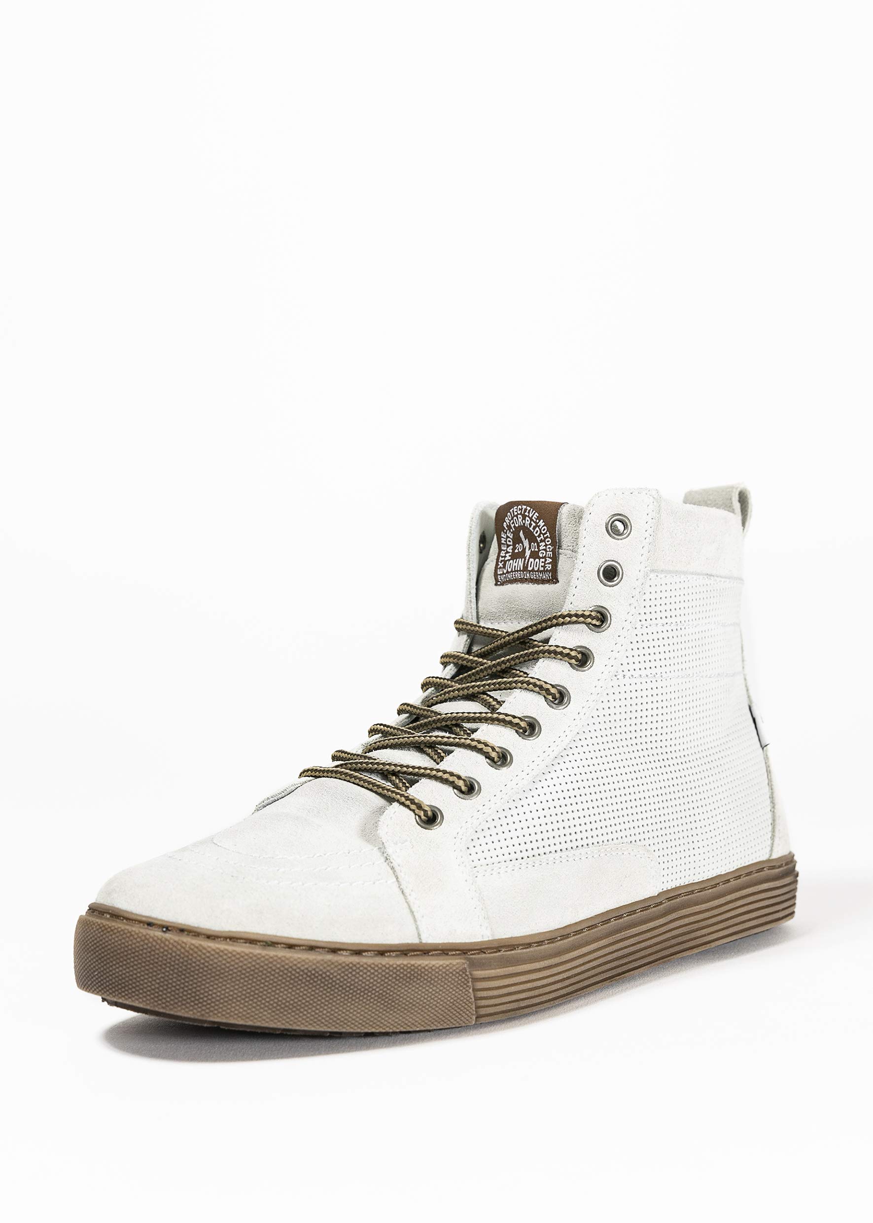 John Doe Neo XTM Motorrad Sneaker Leder CE-Zertifiziert Weiß Braun Gr. 40 John Doe Neo XTM Motorrad Sneaker Leder CE-Zertifiziert Weiß Braun Gr. 40 von John Doe