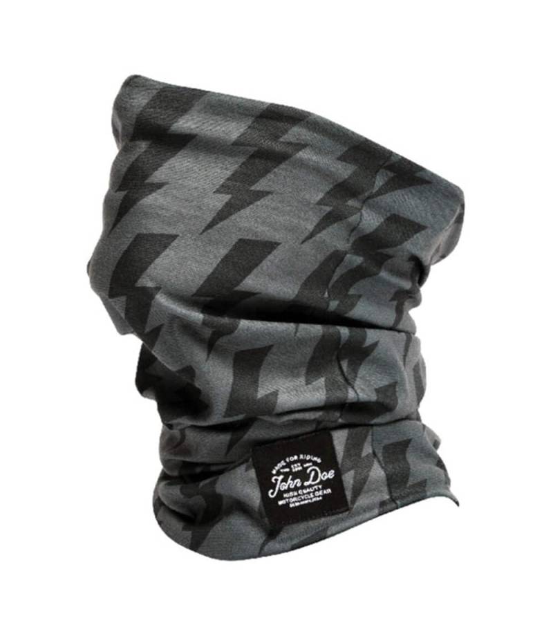 John Doe Black Grey Flash Multifunktionstuch (Black/Grey) von John Doe