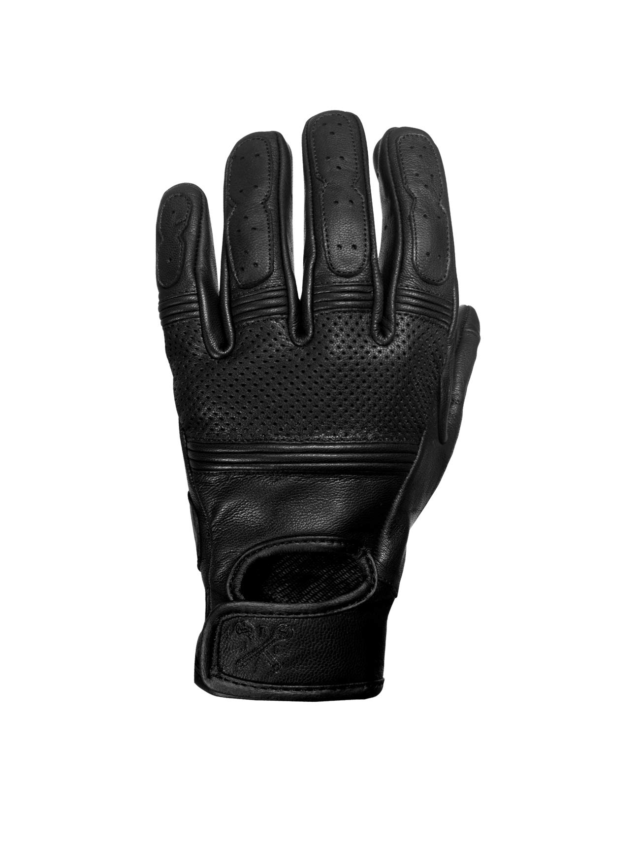 John Doe Fresh XTM Motorrad Handschuh aus Rindsleder Atmungsaktiv Schwarz XL von John Doe