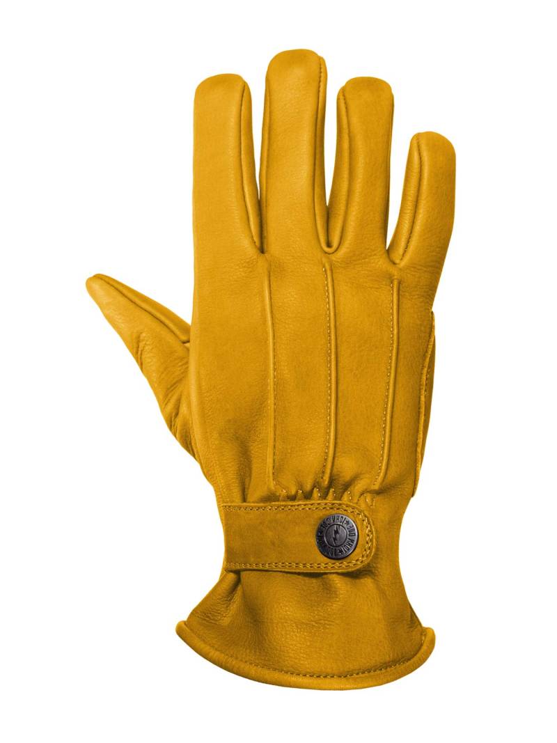 John Doe Grinder XTM Motorrad Handschuh aus Rindsleder Atmungsaktiv Gelb M von John Doe