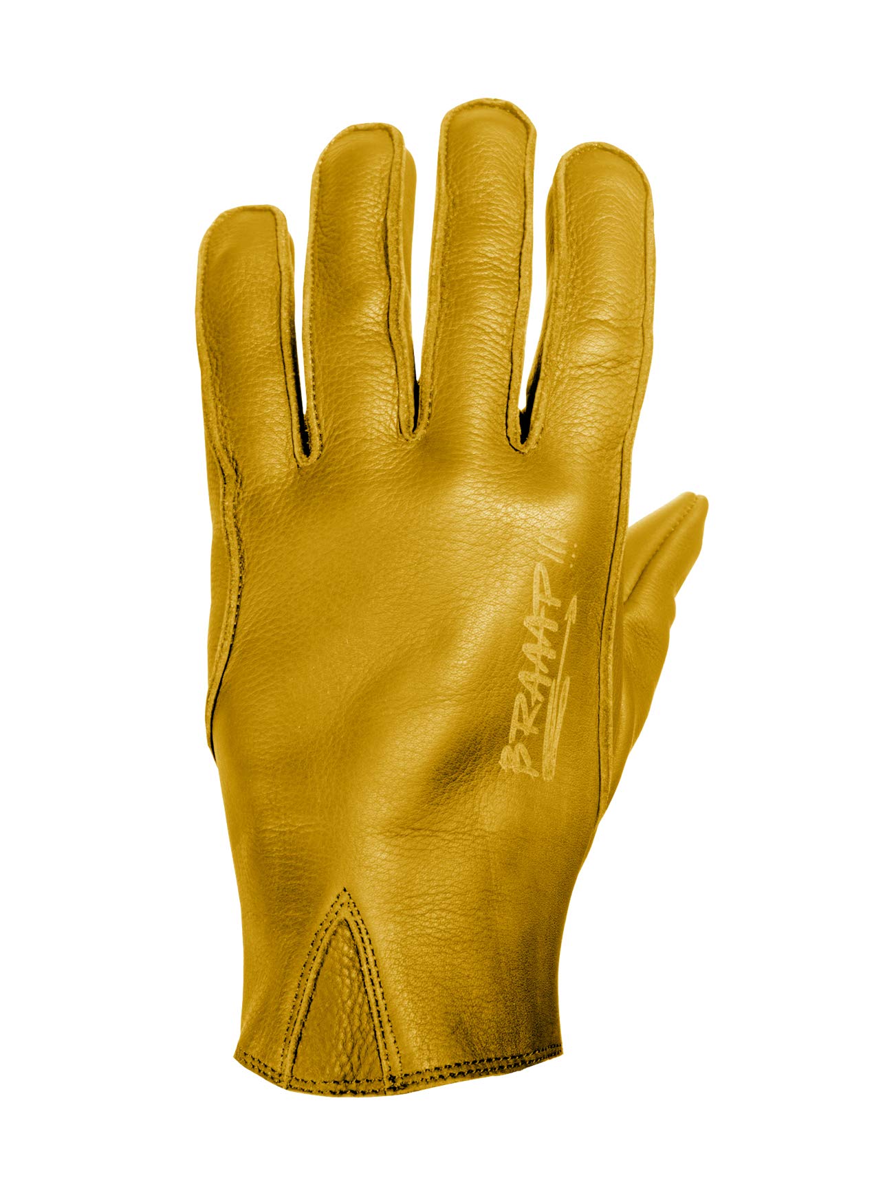 John Doe Ironhead XTM Motorrad Handschuh aus Rindsleder Atmungsaktiv Gelb XS, Ironehead Yellow von John Doe