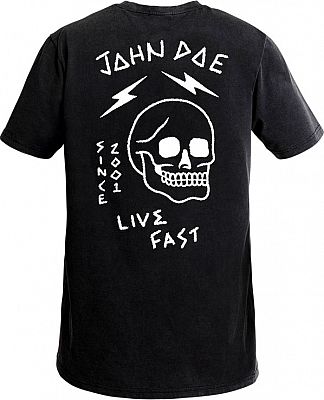 John Doe Live Fast Skull, T-Shirt - Schwarz/Weiß - S John Doe Live Fast Skull, T-Shirt - Schwarz/Weiß - S von John Doe