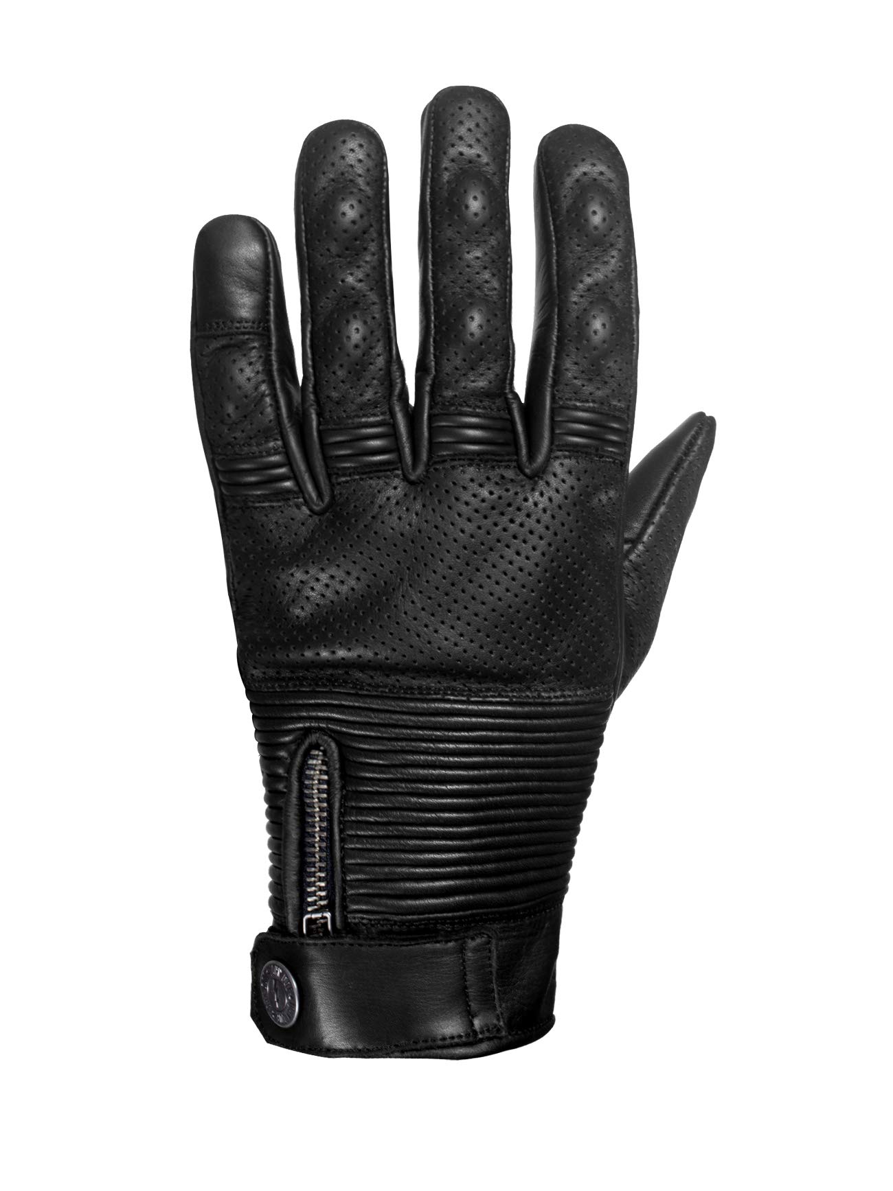 John Doe Motorrad Handschuh | Innenseite | Handschuh aus Rindsleder | Atmungsaktiv, rush black, xxl, JDG7019-2XL von John Doe