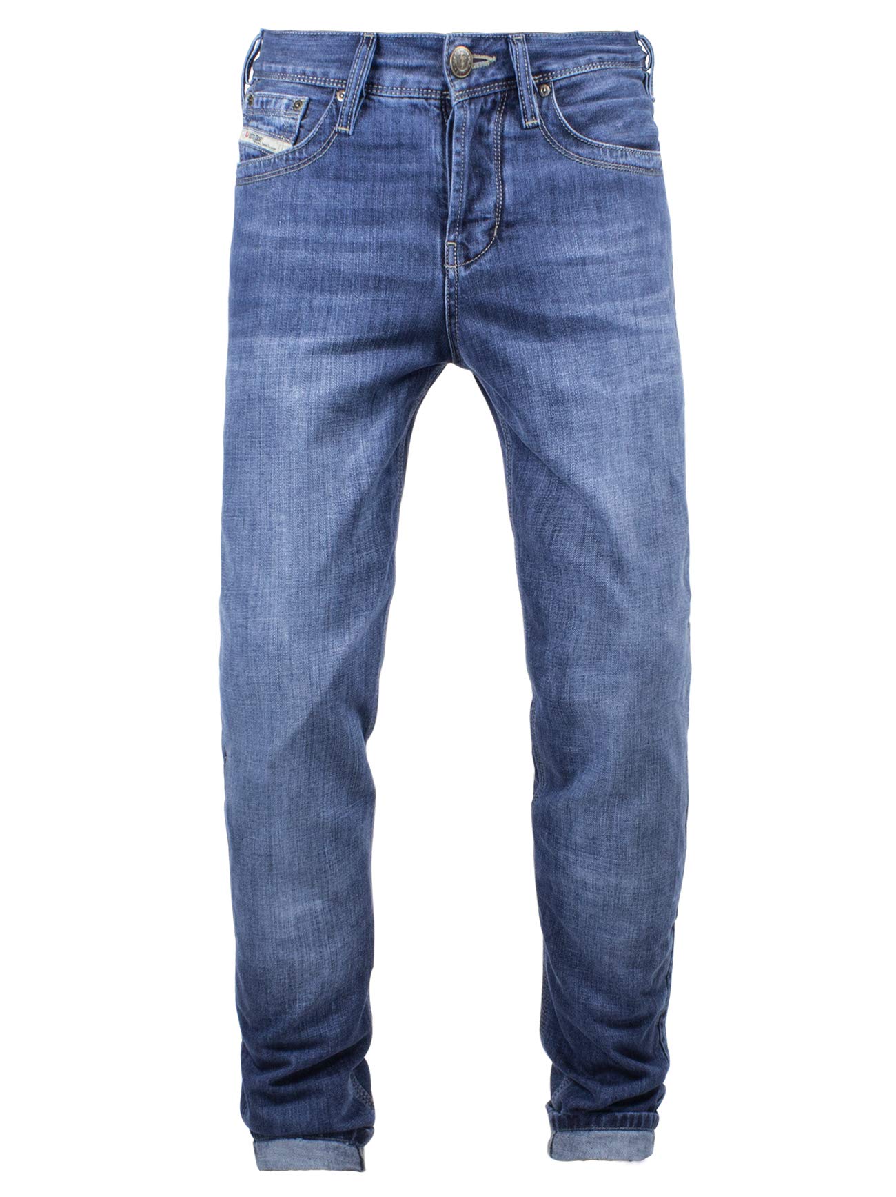 John Doe Original XTM Motorrad Jeans Herren Stretch Protektoren Light Blue 34/32 von John Doe