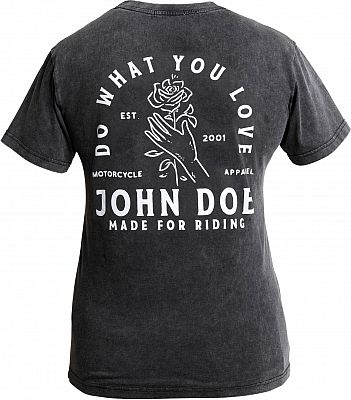 John Doe Rose, T-Shirt Damen - Schwarz/Weiß - XS John Doe Rose, T-Shirt Damen - Schwarz/Weiß - XS von John Doe