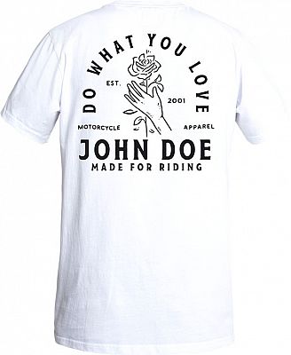John Doe Rose, T-Shirt - Weiß/Schwarz - S John Doe Rose, T-Shirt - Weiß/Schwarz - S von John Doe