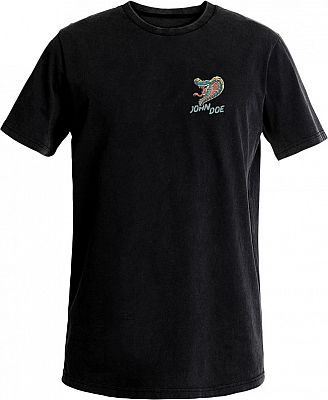 John Doe Snake II, T-Shirt - Schwarz/Blau/Rot - 3XL von John Doe