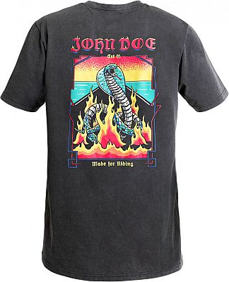John Doe Snake On Fire, T-Shirt - Schwarz/Rot/Gelb/Blau - S John Doe Snake On Fire, T-Shirt - Schwarz/Rot/Gelb/Blau - S von John Doe
