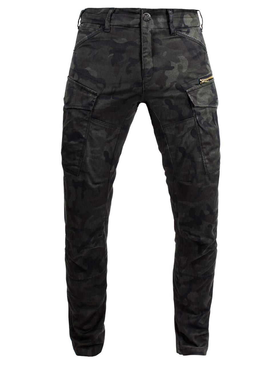 John Doe Stroker Cargo XTM Motorradhose Herren mit Protektoren Camouflage 33/32 von John Doe