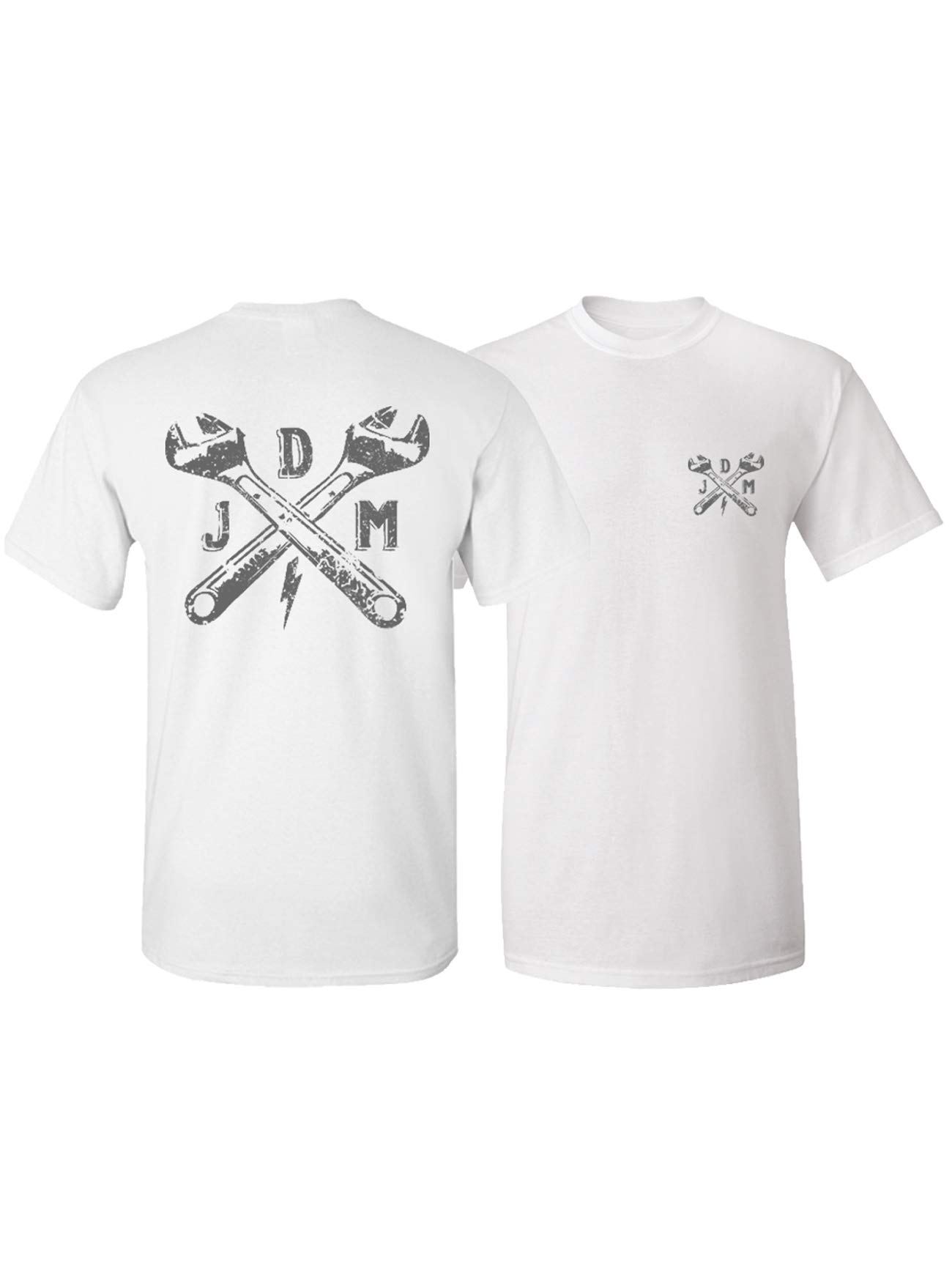 John Doe T-Shirt Men | T-Shirt für Sport oder Freizeit | Kurzarm | Rundhals | Comfort Fit, classic white, l, JDS6015-L von John Doe