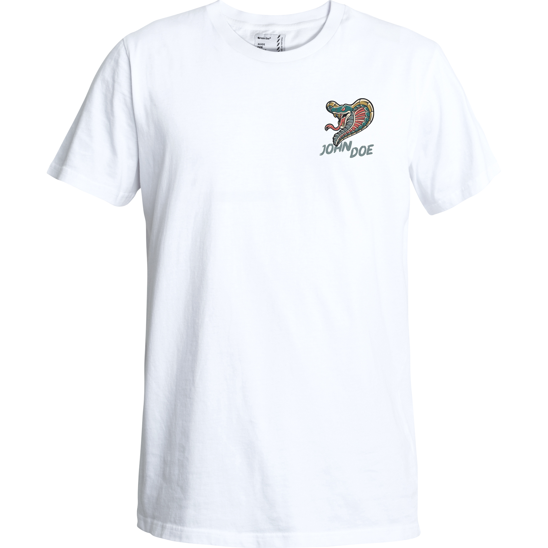 John Doe T-Shirt Snake II weiß 3XL John Doe T-Shirt Snake II weiß 3XL von John Doe