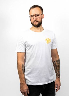 John Doe Tiger, T-Shirt - Weiß/Gelb - 3XL von John Doe
