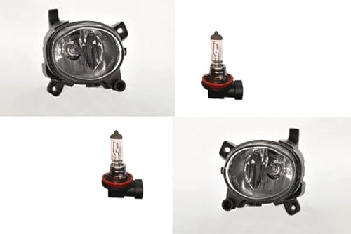 Johns, Nebelscheinwerfer H11 Links & Rechts Set passend für Audi Q3 8U & Leuchtmittel von Johns