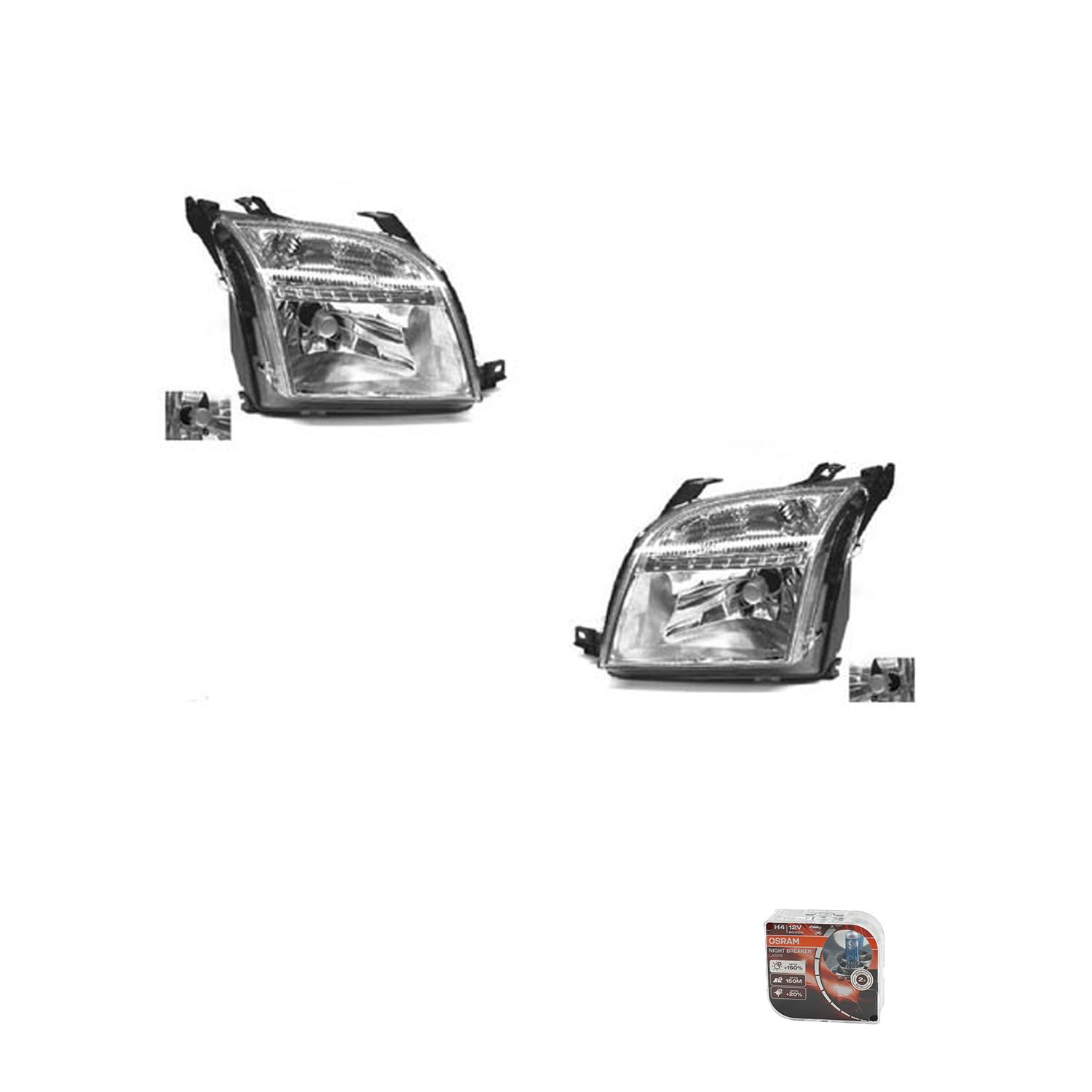 Johns, Scheinwerfer + Nightbreaker passend für Ford Fusion 08/02-09/05 L R Johns, Scheinwerfer + Nightbreaker passend für Ford Fusion 08/02-09/05 L R von Johns