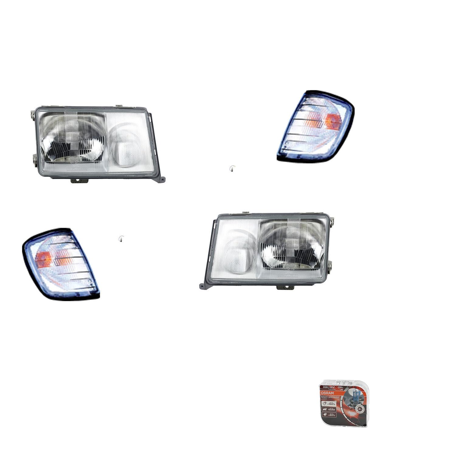 Johns, Scheinwerfer + Nightbreaker passend für Mercedes W124 89-93 H3 L R Johns, Scheinwerfer + Nightbreaker passend für Mercedes W124 89-93 H3 L R von Johns