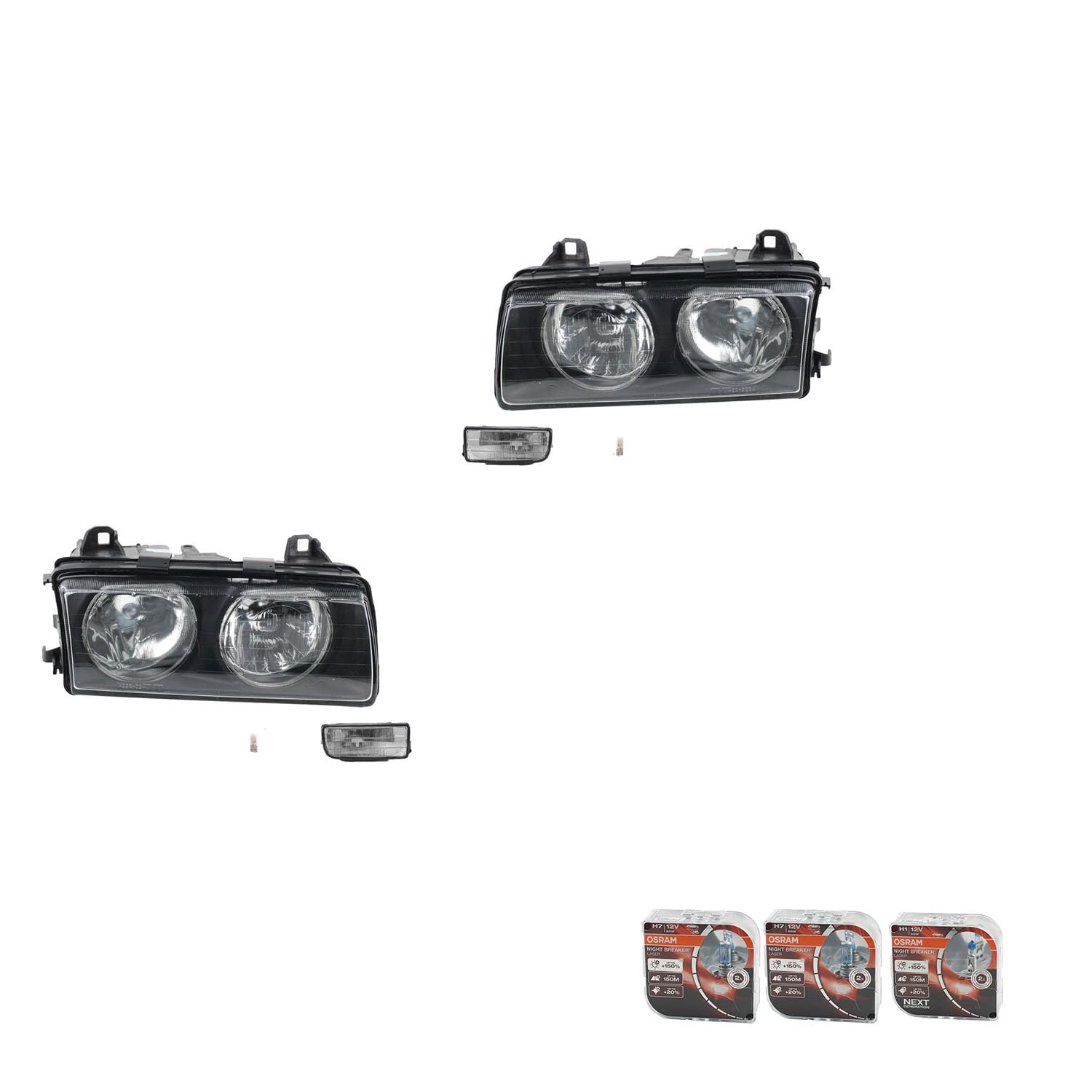 Johns, Scheinwerfer Satz + Nightbreaker passend für BMW 3er E36 09/94-04/99 Johns, Scheinwerfer Satz + Nightbreaker passend für BMW 3er E36 09/94-04/99 von Johns