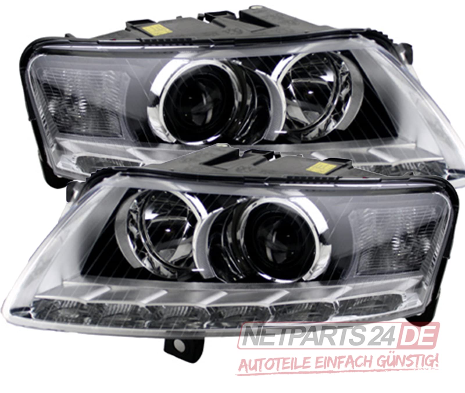 Johns, Scheinwerfer Satz passend für Audi A6 Scheinwerf. m. LED 4F 10/08-03/11 Bi-Xenon Tagfahrl. Set Johns, Scheinwerfer Satz passend für Audi A6 Scheinwerf. m. LED 4F 10/08-03/11 Bi-Xenon Tagfahrl. Set von Johns
