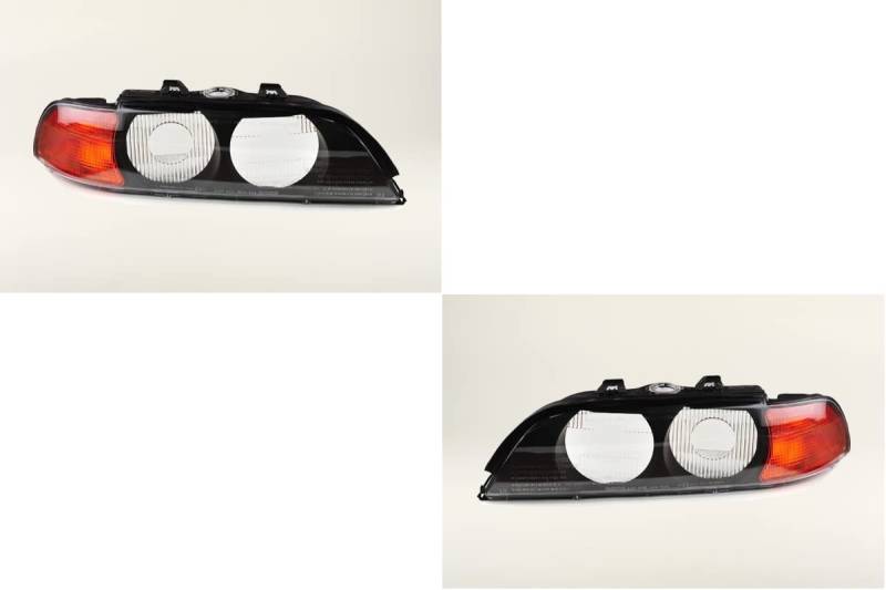 Johns, Scheinwerfer Satz passend für BMW 5er Scheinwerferglas E39 11/95-08/00 vorne Set links & rechts von Johns