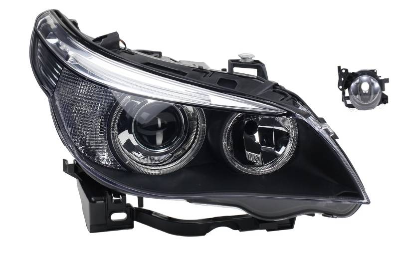 Johns, Scheinwerfer passend für BMW 5er E60 E61 01/05-03/07 Xenon D2S H7 Rechts + Nebel von Johns
