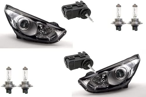 Johns, Scheinwerfer passend für Hyundai iX35 10-13 mit H7 Links Rechts inkl Stellmotor von Johns