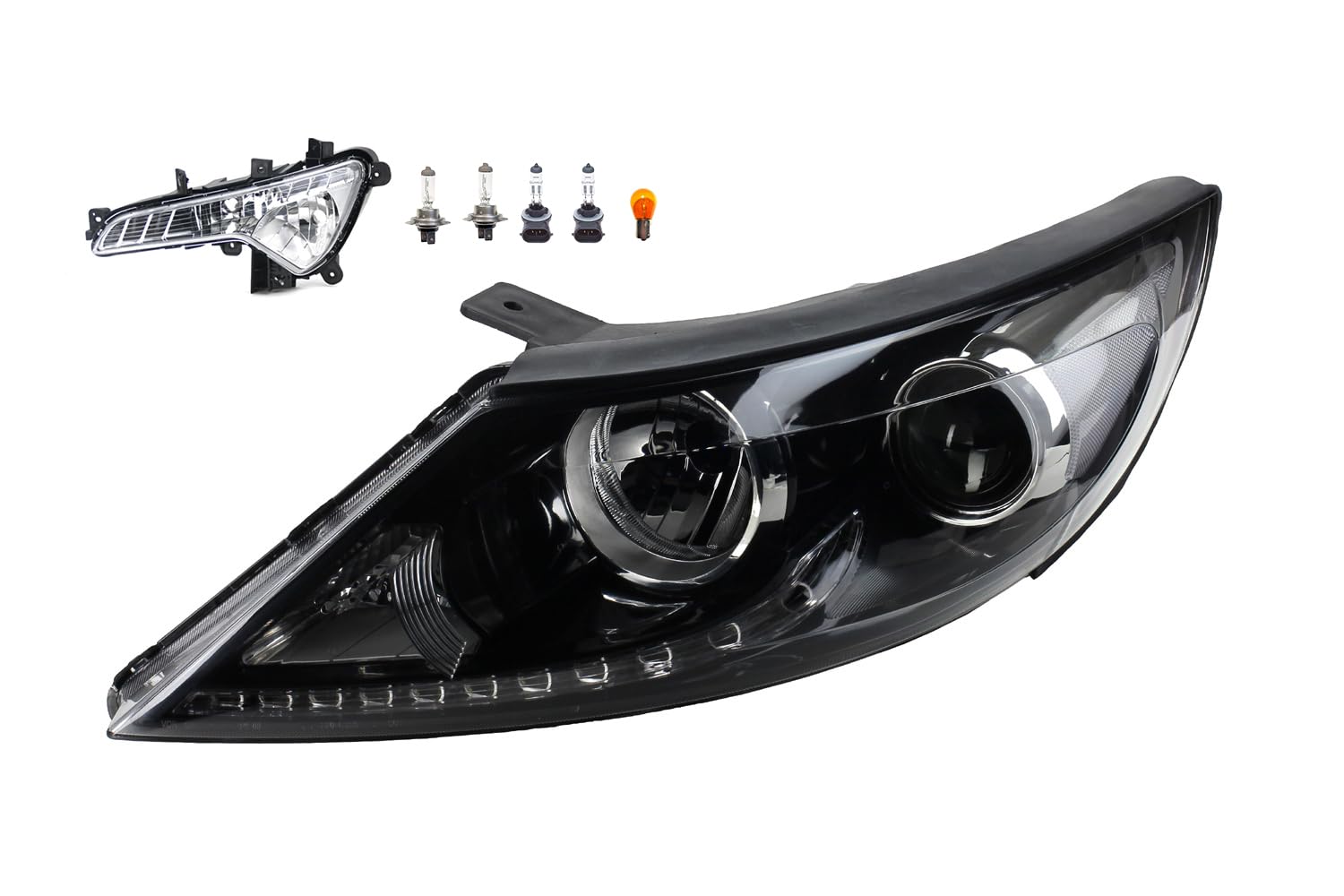 Johns, Scheinwerfer passend für Kia Sportage SL 07/2010-02/2014 H7 H7 Links Fahrerseite + Nebelscheinwerfer + Leuchtmittel Johns, Scheinwerfer passend für Kia Sportage SL 07/2010-02/2014 H7 H7 Links Fahrerseite + Nebelscheinwerfer + Leuchtmittel von Johns