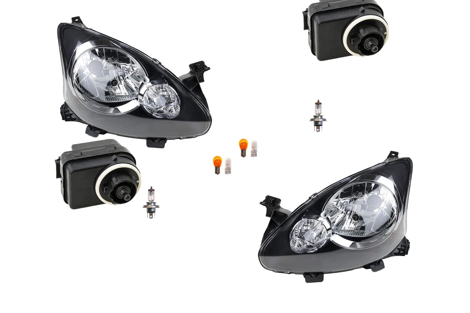 Johns, Scheinwerfer passend für Toyota Aygo B10 07/05- Leuch. Links Rechts + Stellmotor Johns, Scheinwerfer passend für Toyota Aygo B10 07/05- Leuch. Links Rechts + Stellmotor von Johns