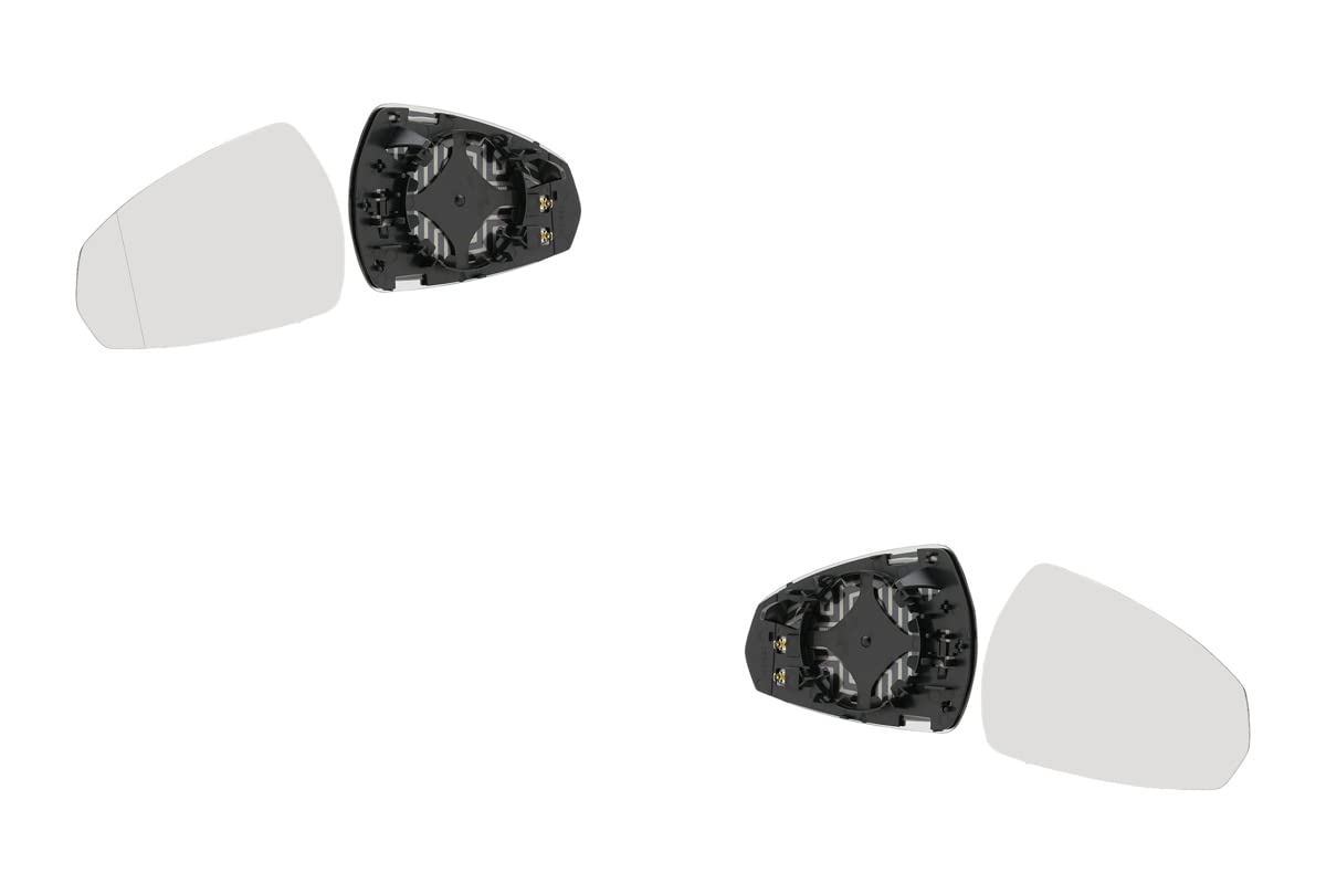 Johns, passend für Audi A3 Spiegelglas (8V) 04/12- Set links & rechts von Johns