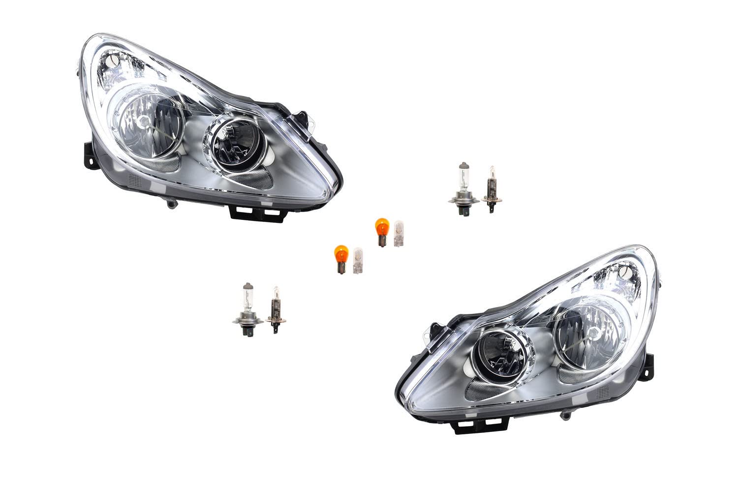 Johns, passend für Opel Corsa Scheinwerfer D 07/06-12/10 + Leuchtmit. Set links, rechts Johns, passend für Opel Corsa Scheinwerfer D 07/06-12/10 + Leuchtmit. Set links, rechts von Johns