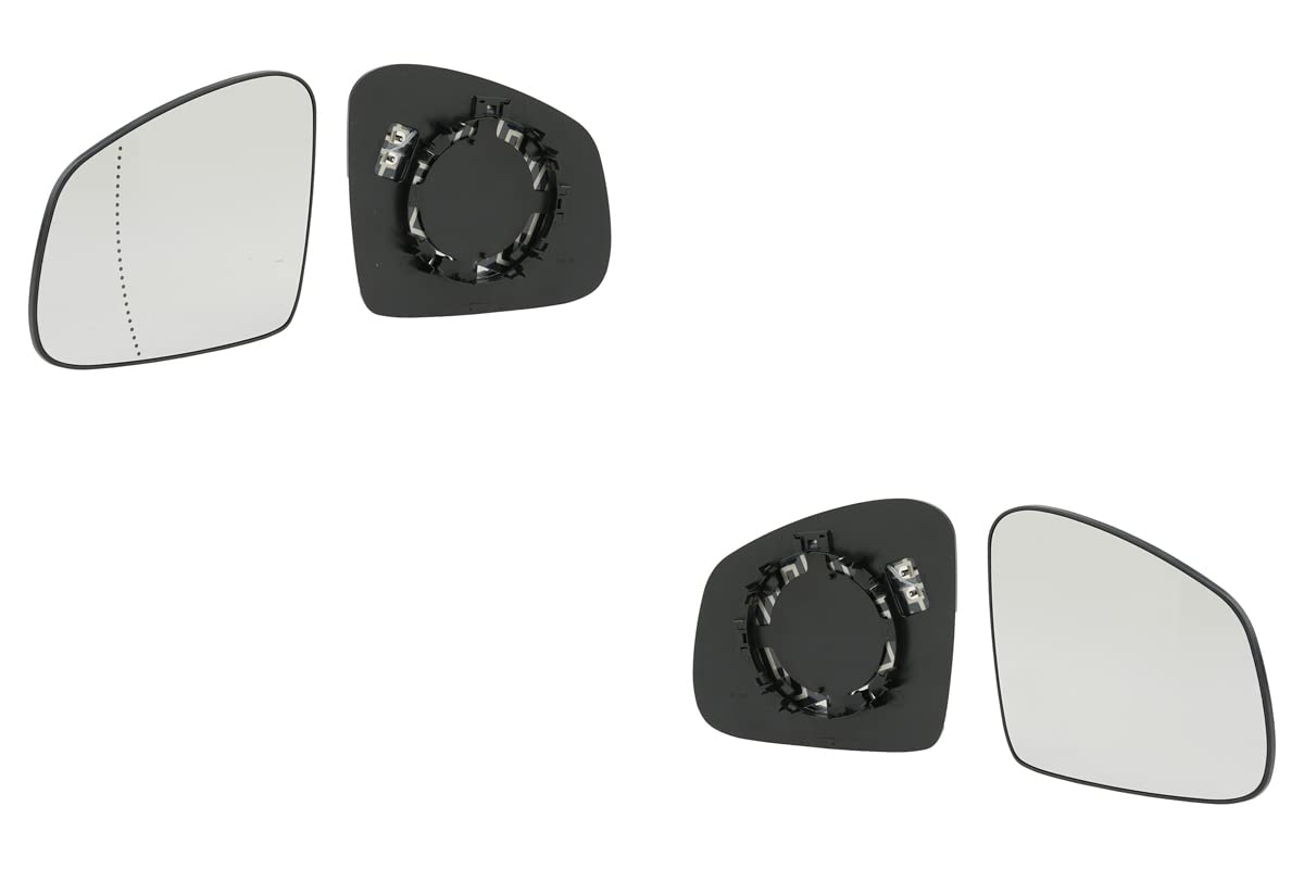 Johns, passend für Smart Fortwo/Forfour Spiegelglas (453) 07/14- Set links & rechts von Johns