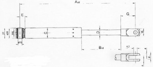 Johns 50 14 95-95 Gasfeder, Koffer-/Laderaum Johns 50 14 95-95 Gasfeder, Koffer-/Laderaum von Johns