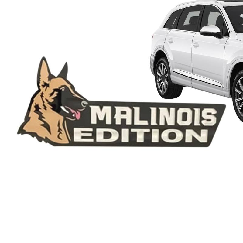 Jomewory Hunde-Autoaufkleber, Dog Edition-Autoabzeichen, Hundeabzeichen, Stilvolle Autoembleme und Abzeichen, lustiges Autoabzeichen aus Acryl, Abzeichenaufkleber für Auto, Hundeliebhaber, von Jomewory