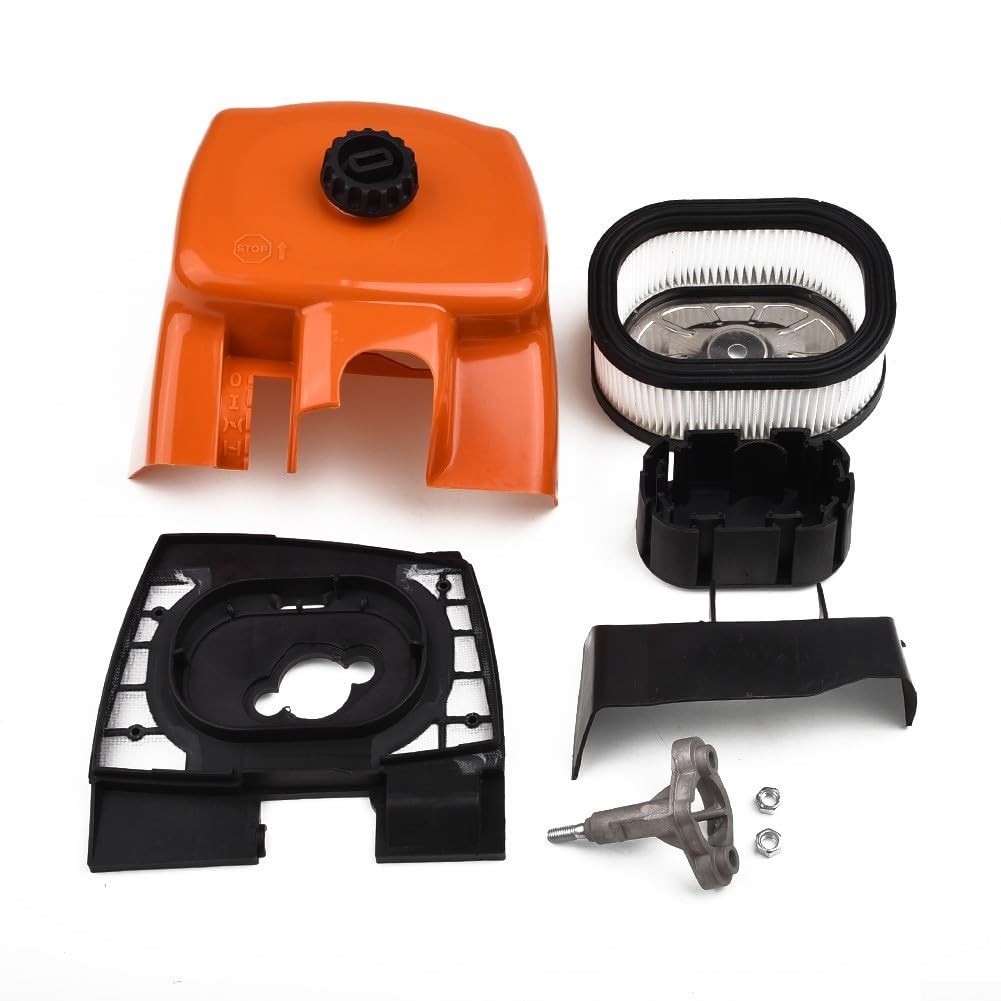 Jonikuper Kettensägen-Luftfiltersystem-Kit für 066 MS650 MS660, komplettes Ersatz-Set inklusive Abdeckung, Basis, Leitblech, Filter, wesentliche Wartungsteile von Jonikuper