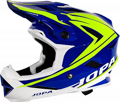 Jopa Flash, Fahrradhelm - Blau/Neon-Gelb - XS von Jopa
